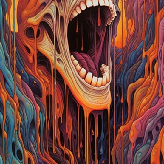 Time distorted 2 - Πίνακας σε καμβά