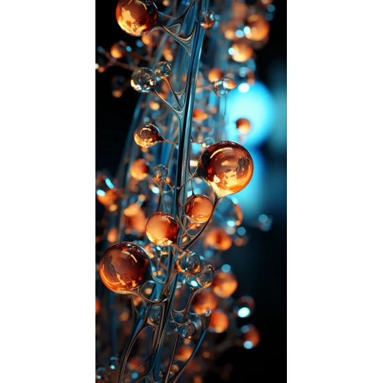 View under microscope - Πίνακας σε καμβά