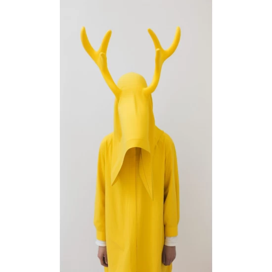 Yellow coat - Πίνακας σε καμβά