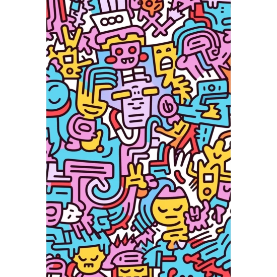 Colorful pathway - Πίνακας σε καμβά