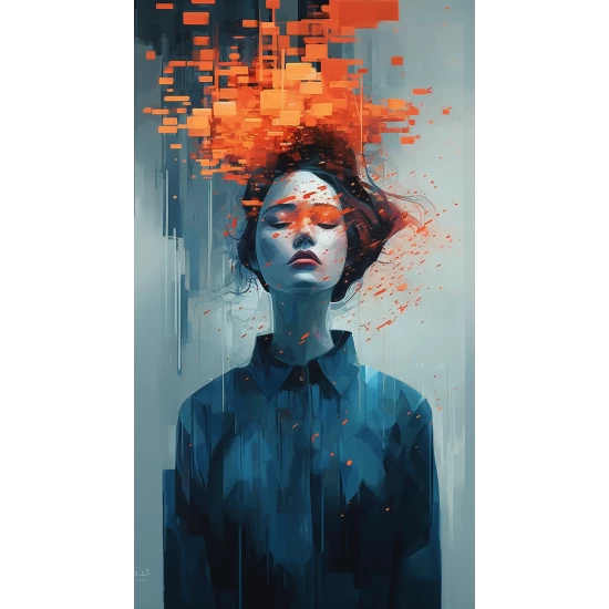 Floating in the air - Πίνακας σε καμβά