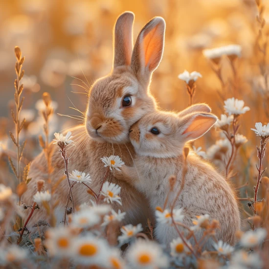 Baby rabbit - Πίνακας σε καμβά