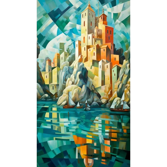 Island - Πίνακας σε καμβά