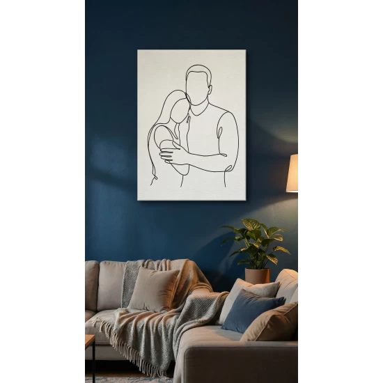 Minimal lines Portrait - Το Απόλυτο Modern Art Δώρο