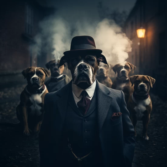 Boxer 3 - Mafia animals - Πίνακας σε καμβά