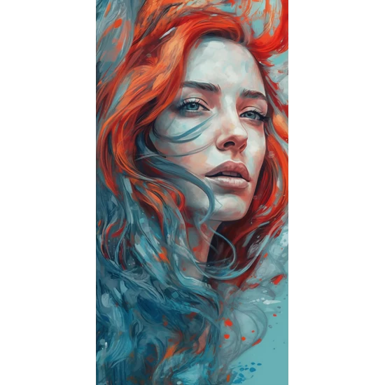 Surreal portrait of a woman - Πίνακας σε καμβά