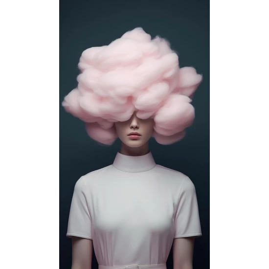 Pink cloud- Πίνακας σε καμβά