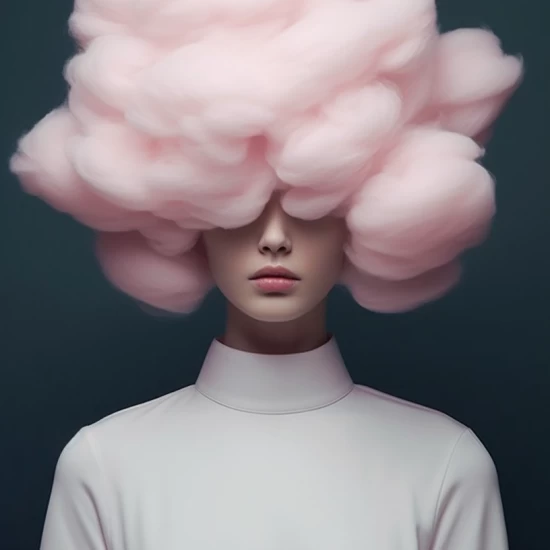 Pink cloud- Πίνακας σε καμβά