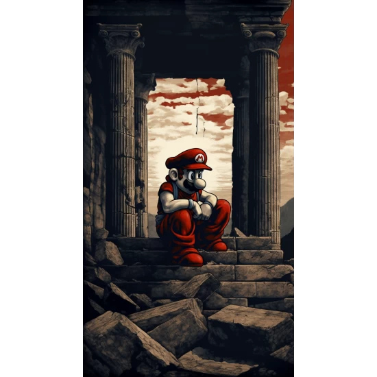 Super Mario - Πίνακας σε καμβά