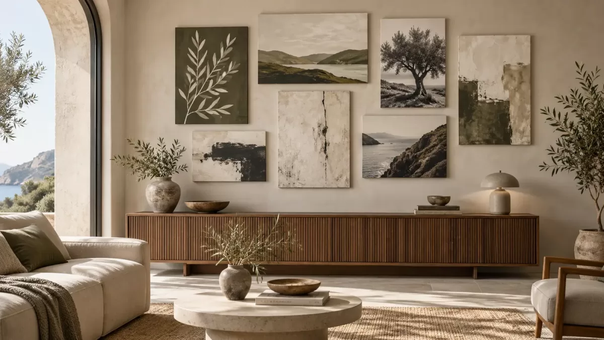 Gallery wall χωρίς λάθη: Πώς να συνδυάσεις πίνακες σαν διακοσμητής