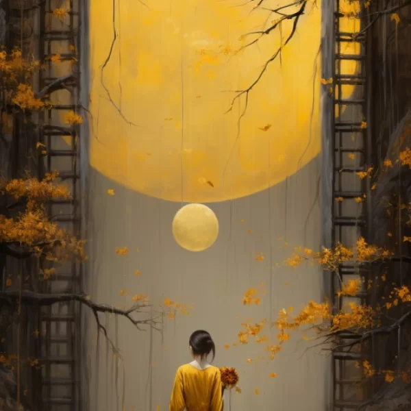 The moon of mid Autumn - Πίνακας σε καμβά