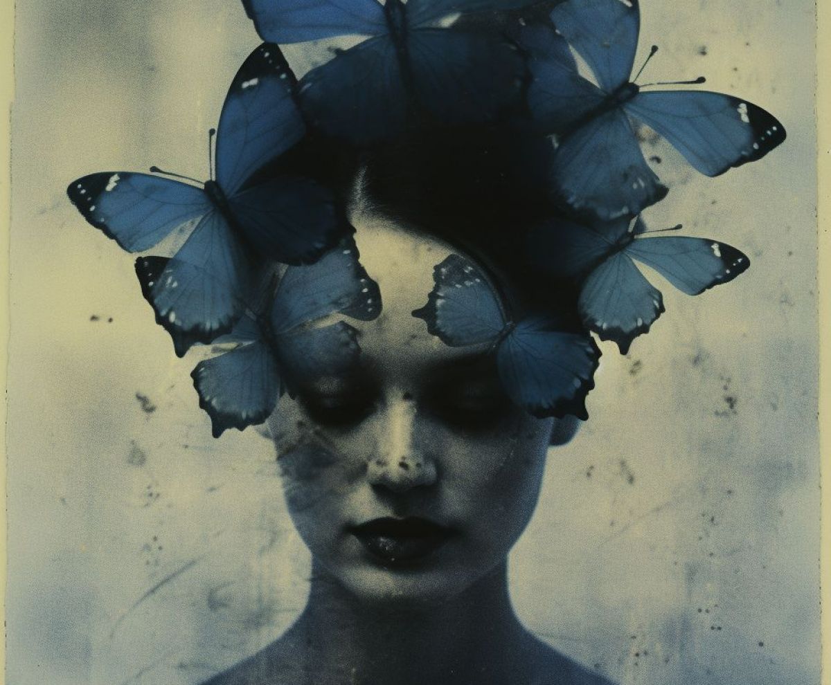 Blue symphony 1 - surreal πίνακας σε καμβά σε χώρο